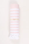 Peach Ultra Soft Bath Towel with White Lining