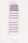 Purple Ultra Soft Bath Towel with White Lining