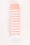 Pink Ultra Soft Bath Towel with White Lining