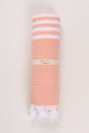 Pink Ultra Soft Bath Towel with White Lining
