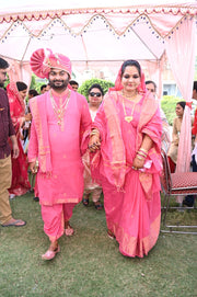 Pink Chakravarti Vivah Set