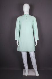 Men's Cotton Solid Kurta