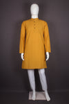 Mustard Yellow Full Sleeve Long Kurta