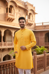 Kesariya Full Sleeves Long Kurta with Striped