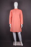 Peach Full Sleeves Long Kurta