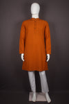 Orange Full Sleeves Long Kurta