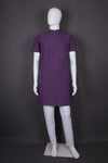 Purple Half Sleeves Long Kurta