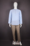 Handwoven Cotton Half Slevees Short Kurta