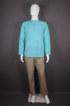 Sky Blue Short Kurta with Full Slevees