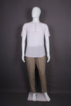 White Half Sleeves Short Kurta