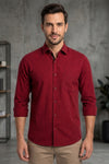 Red and Black Check Full Shirt