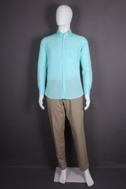 Classic Sea Green Handloom Full-Sleeve Shirt