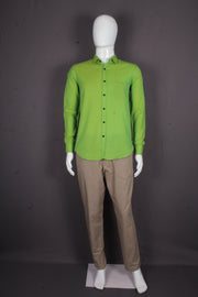 Men's Green Full Sleeves Shirt