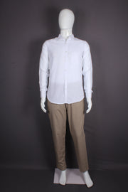 Men's White Full Sleeves Shirt