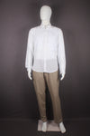 Men's White Full Slevees Shirt