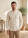 Men's Cream Full Slevees Shirt