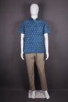 Dabu Hand Block Printed Half Sleeves Shirt