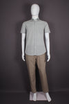 Men's Cotton Gray Half Sleeve Shirt