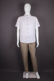 Sanganeri Hand Block Printed Half Sleeves Shirt
