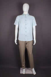 Sanganeri Hand Block Printed Half Sleeves Shirt