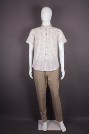 Sanganeri Hand Block Printed Half Sleeves Shirt