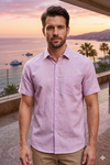 Men's Cotton Mulberry Half Sleeve Shirt