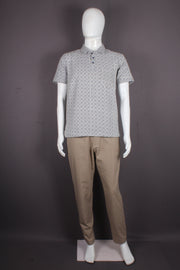 Handloom Sanganeri Hand Block Printed Cotton T-Shirt