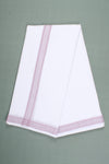 Handwoven Cotton Dhoti Dupatta Set with Dobby Border