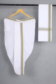 Handwoven Cotton Bal Dhoti & Dupatta Set
