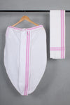 Handwoven Cotton Bal Dhoti & Dupatta Set