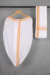 Handwoven Cotton Bal Dhoti & Dupatta Set
