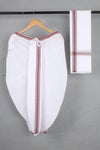 Handwoven Cotton Bal Dhoti & Dupatta Set