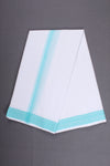 Handwoven Cotton Dhoti Dupatta Set with Dobby Border