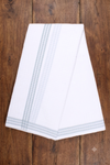 Handwoven Cotton Dhoti Dupatta Set with Self Line