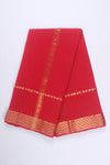 Handwoven Cotton Dhoti Dupatta Set with Dobby Border