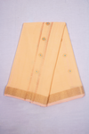 Yellow Dobby Dhoti Dupatta with Golden Zari Border and Butis