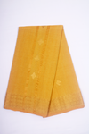 Yellow Dhoti Dupatta with Golden Zari Border and Butis