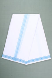 Handwoven Cotton Dhoti Dupatta Set