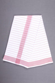 Handwoven Cotton Dhoti Dupatta Set