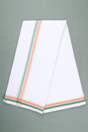 Handwoven Cotton Dhoti Dupatta Set