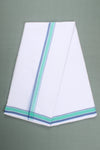 Handwoven Cotton Dhoti Dupatta Set