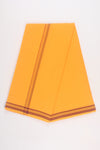 Kesariya Dhoti with Maroon Border