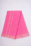 Magenta Dhoti Dupatta with Golden Zari Border and Butis