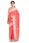 Hand Embroidered Zardozi Saree
