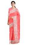 Hand Embroidered Zardozi Saree