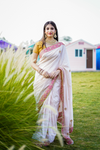 Wedding Saree White