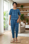 Handloom Cotton Dabu Printed Co-Ord Set