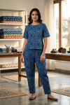Handloom Cotton Dabu Printed Co-Ord Set