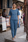Handloom Cotton Dabu Printed Co-Ord Set