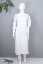 White Long Kurti